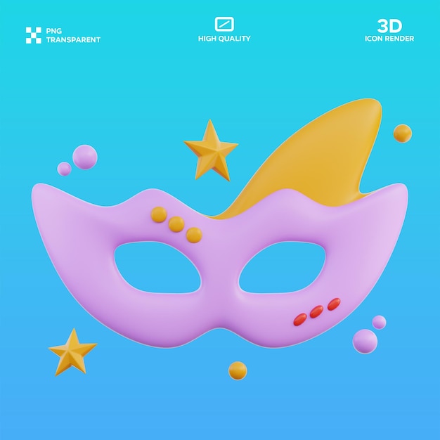 Illustrazione 3D della maschera oculare PSD