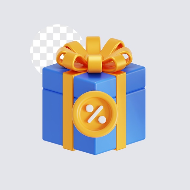 Illustrazione 3D della promozione del prodotto