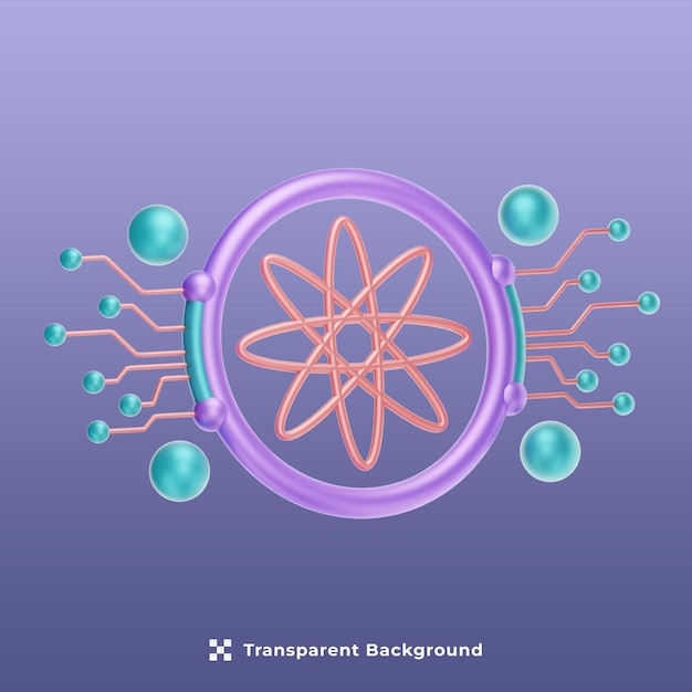 Illustrazione 3d della scienza dei dati