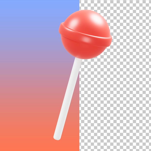 illustrazione 3D di caramelle