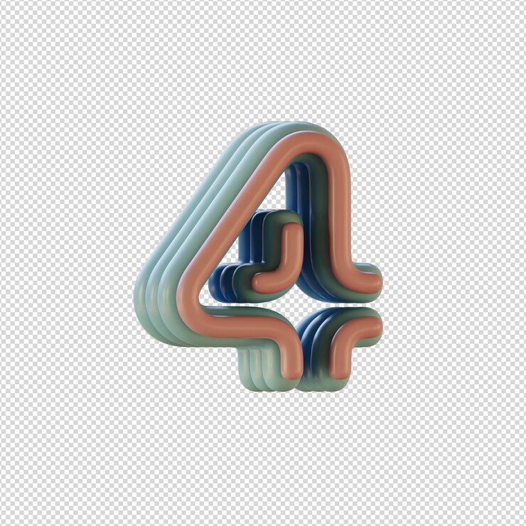 PSD illustrazione 3d di caratteri alfabetici in stile discoteca