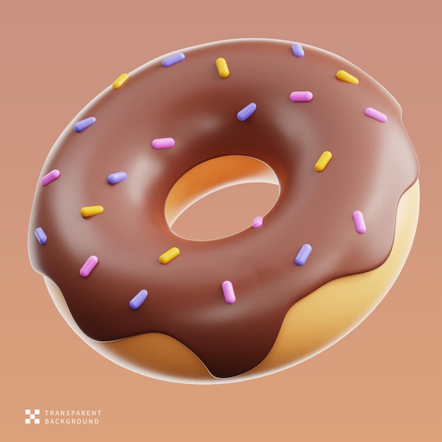 Illustrazione 3D di cioccolatine PSD