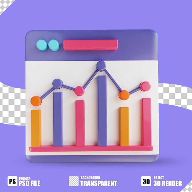 Illustrazione 3D di dati finanziari di affari 2 adatti per affari