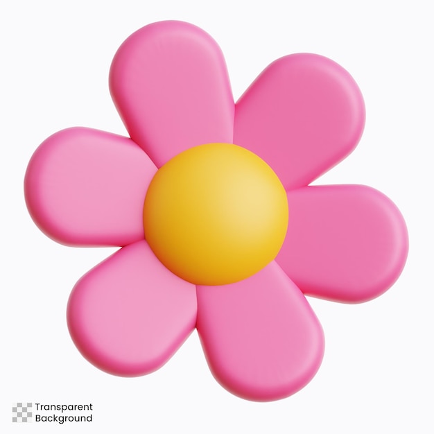 Illustrazione 3D di fiori