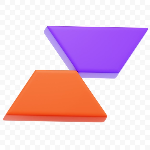 Illustrazione 3D di forme geometriche