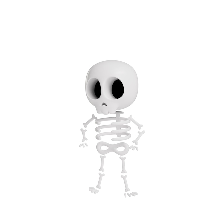 PSD illustrazione 3d di halloween