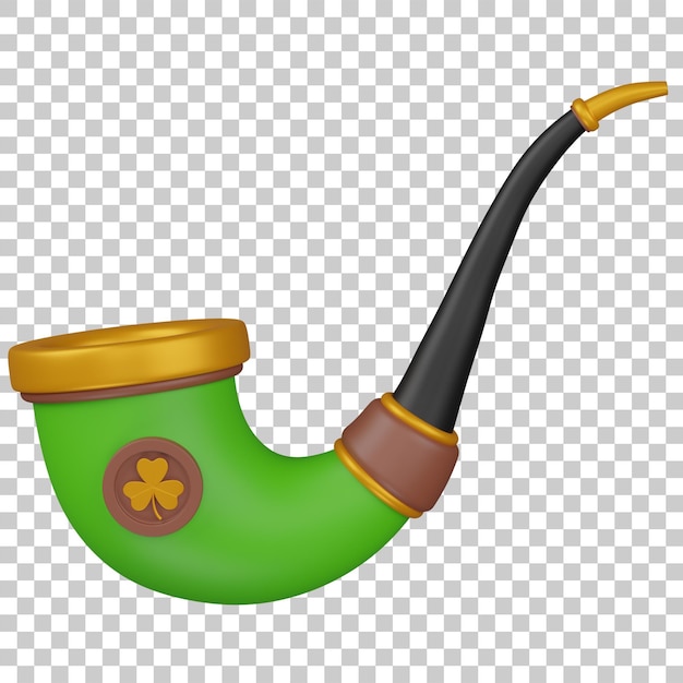 Illustrazione 3D di Irish Smoking