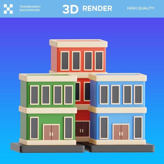 Illustrazione 3D di Old San Juan