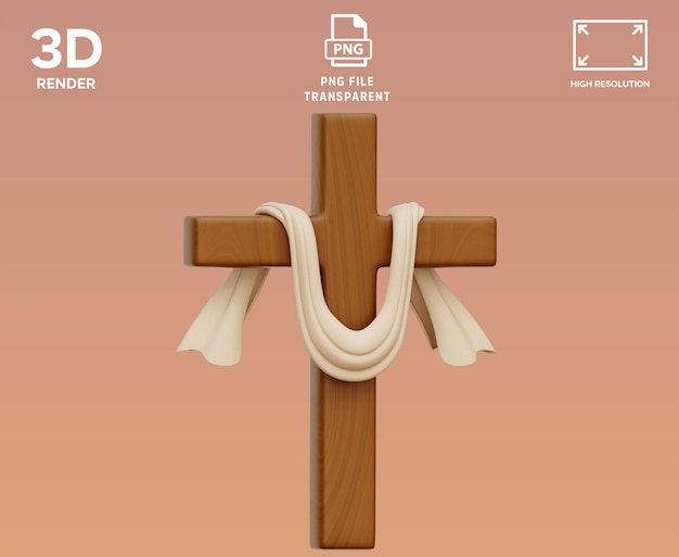 Illustrazione 3D incrociata
