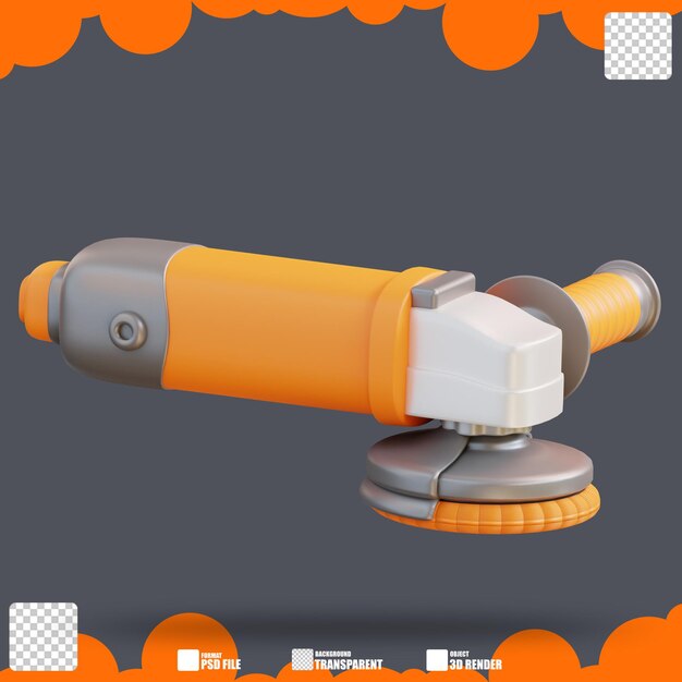 illustrazione 3d lucidatrice 2