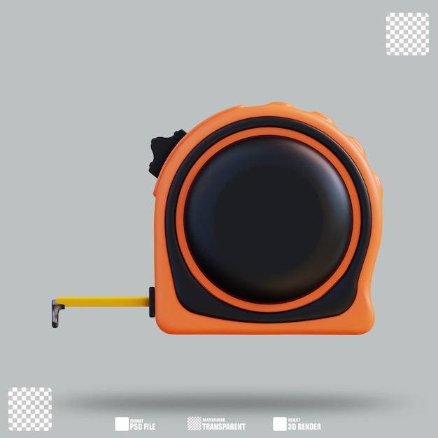 Illustrazione 3D Nastro di misurazione 2