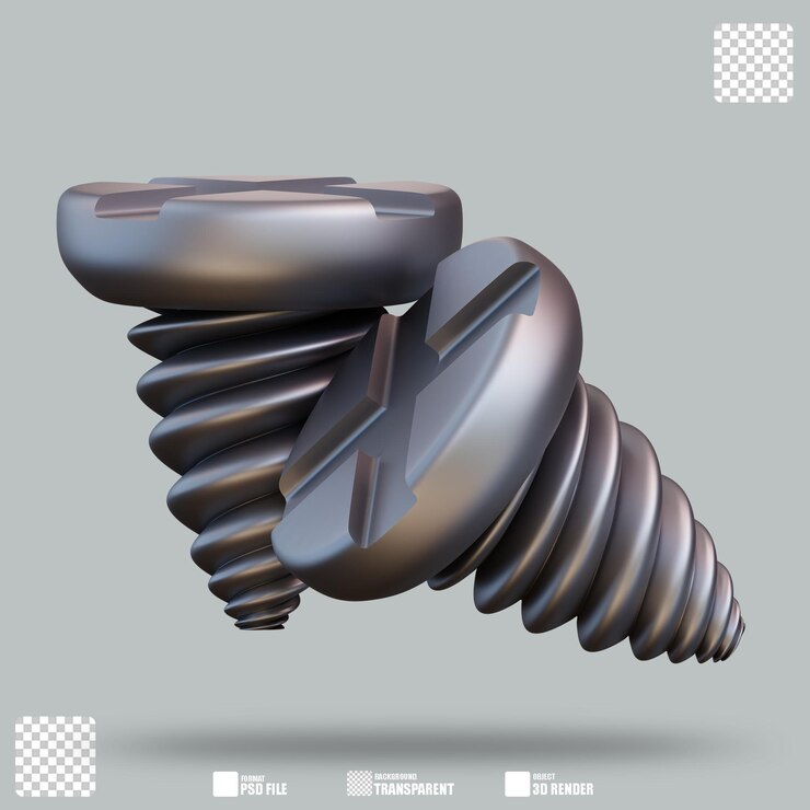 PSD illustrazione 3d vite 2