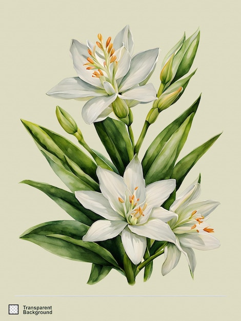 illustrazione ad acquerelli di magnolia