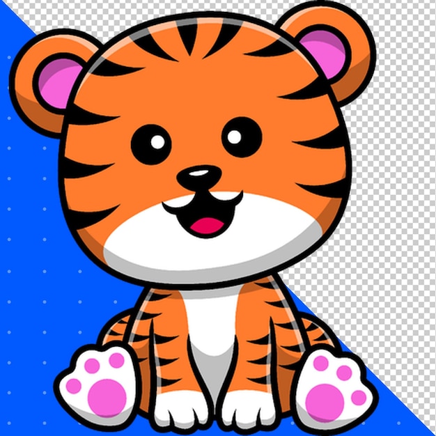 Illustrazione caricatura carino PNG sfondo trasparente