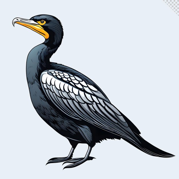 Illustrazione del cormorano