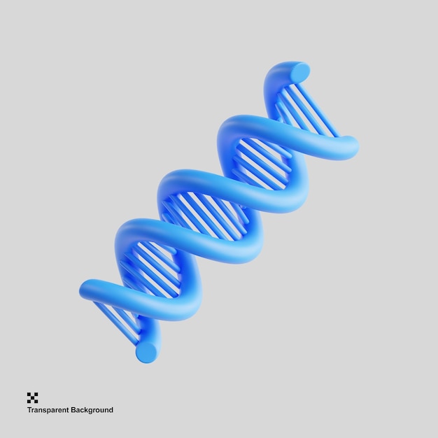 illustrazione del DNA 3d