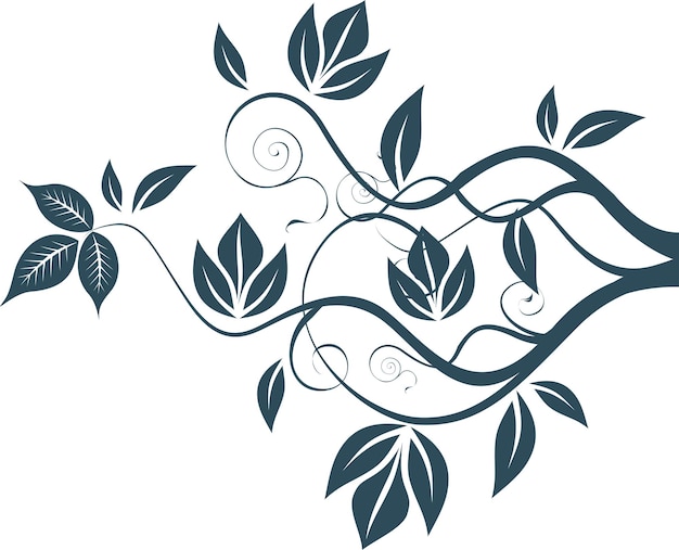 illustrazione del gambo verde piegato