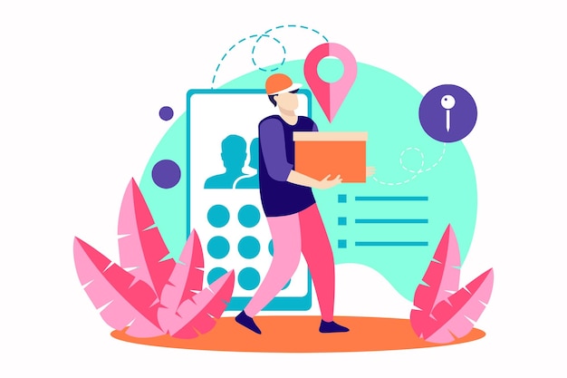 illustrazione del servizio online