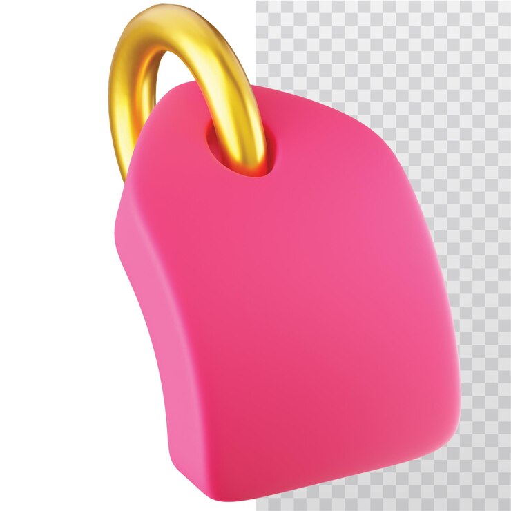 PSD illustrazione del tag dell'icona 3d