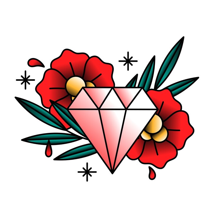 PSD illustrazione del tatuaggio