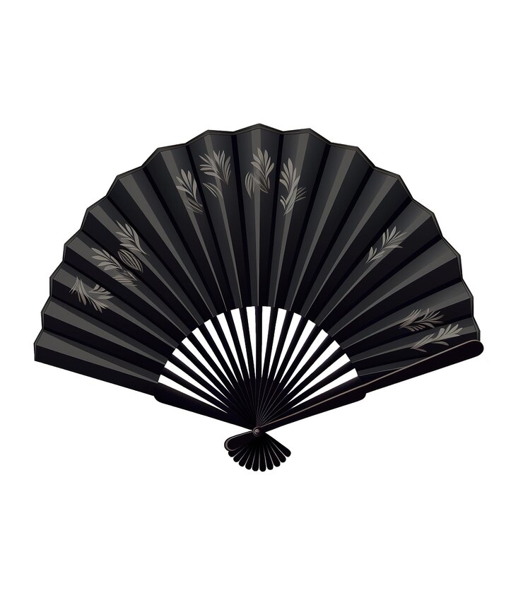 illustrazione del ventilatore pieghevole cinese ai generative