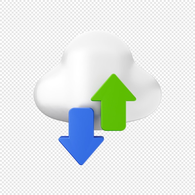 Illustrazione dell'icona dei social media 3D