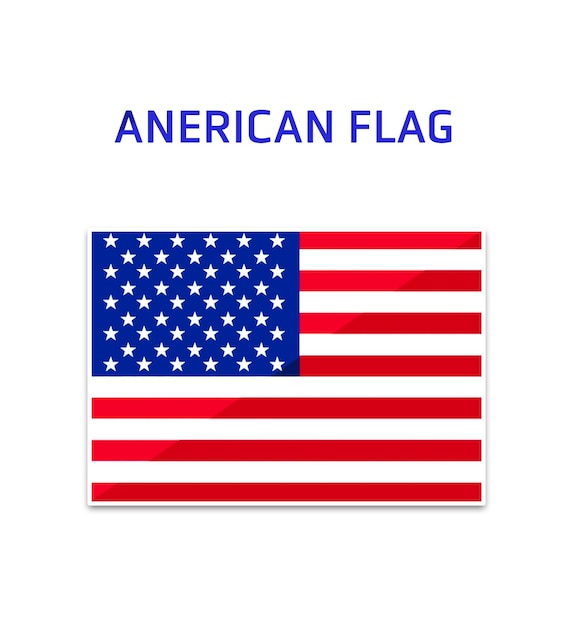 Illustrazione della bandiera americana