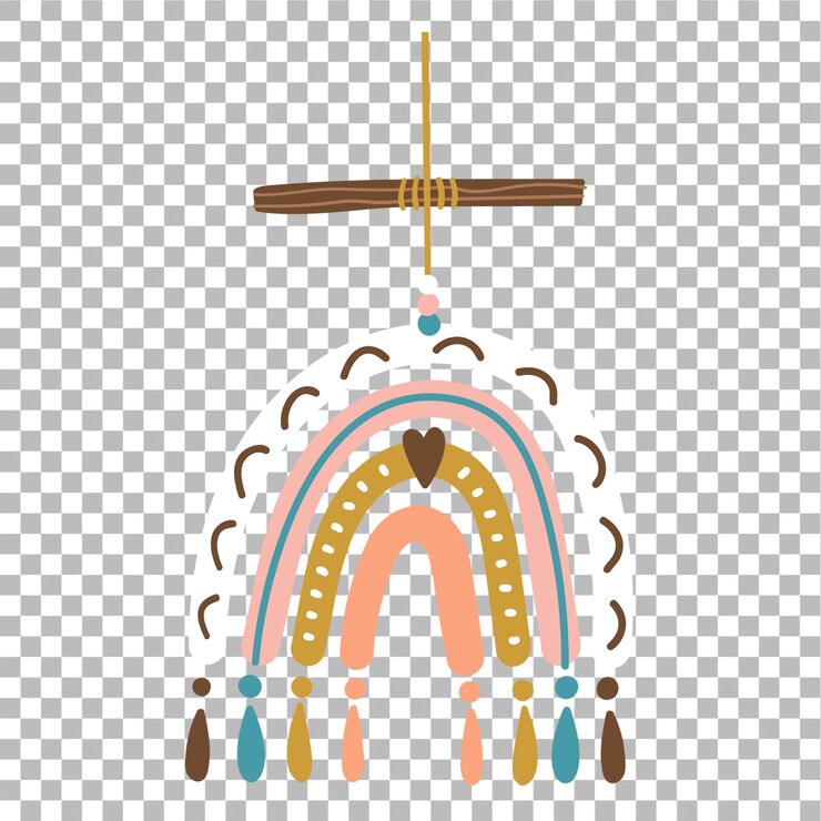 PSD illustrazione di bambini che disegnano isolati su uno sfondo semplice concetto di kindergaten
