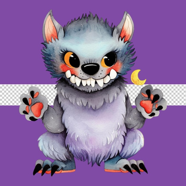 Illustrazione di cartoni animati di Halloween png