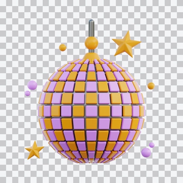 Illustrazione di Disco Ball 3d