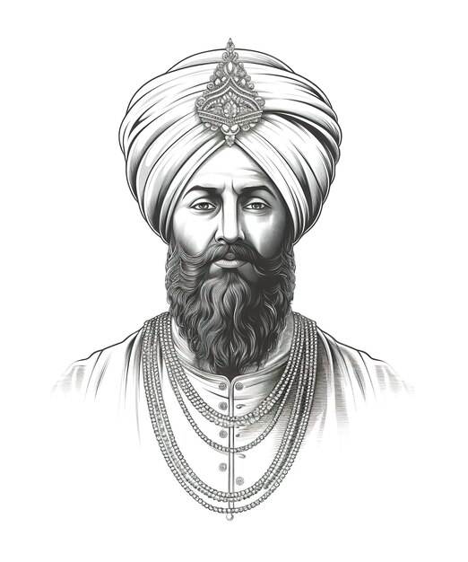 illustrazione di Guru Gobind Singh Jayanti ai generative