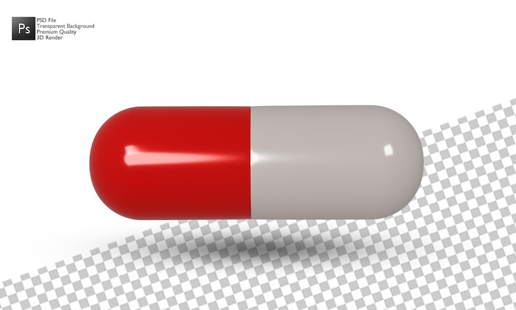 PSD illustrazione di medicina 3d design