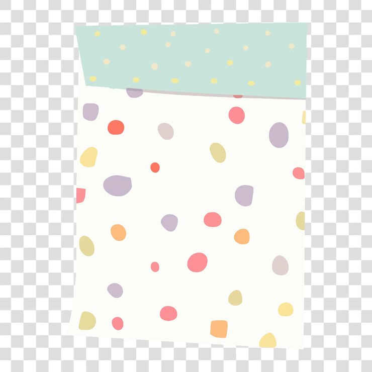PSD illustrazione di note in carta png sullo sfondo trasparente
