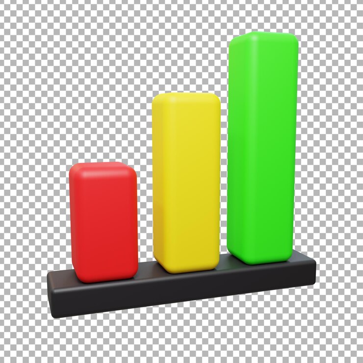 PSD illustrazione di progettazione del grafico 3d