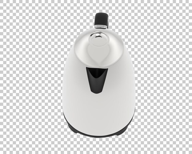 Illustrazione di rendering 3D del bollitore isolato sullo sfondo