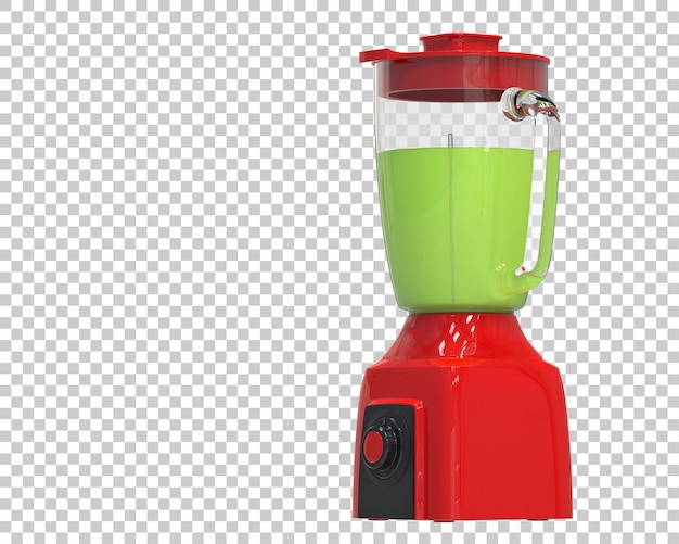 Illustrazione di rendering 3D del frullatore isolato su sfondo trasparente