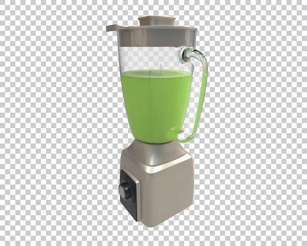 Illustrazione di rendering 3D del frullatore isolato su sfondo trasparente