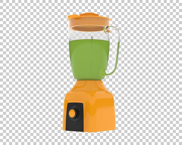 Illustrazione di rendering 3D del frullatore isolato su sfondo trasparente