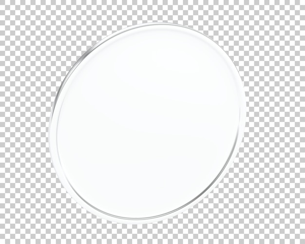 Illustrazione di rendering 3D dello scudo isolato sullo sfondo