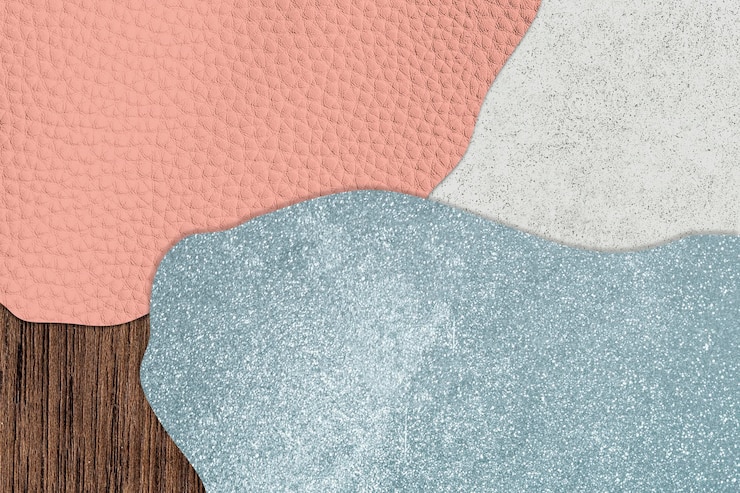 PSD illustrazione di sfondo a motivi collage rosa e blu
