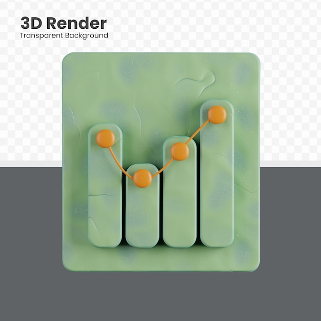 Illustrazione di statistiche 3d