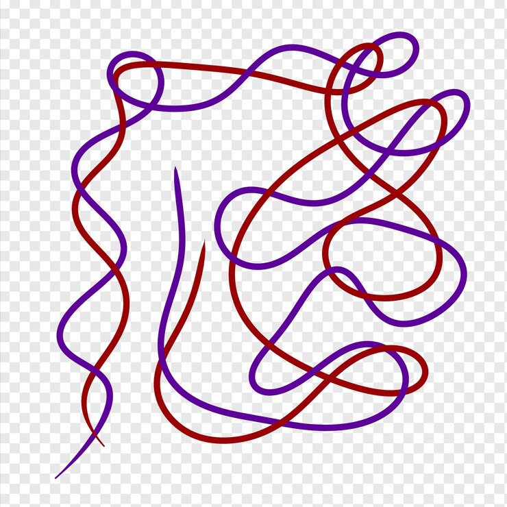 PSD illustrazione disegnata a mano di un disegno di un elemento a nastro
