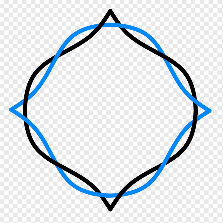 PSD illustrazione disegnata a mano di un disegno di un elemento a nastro