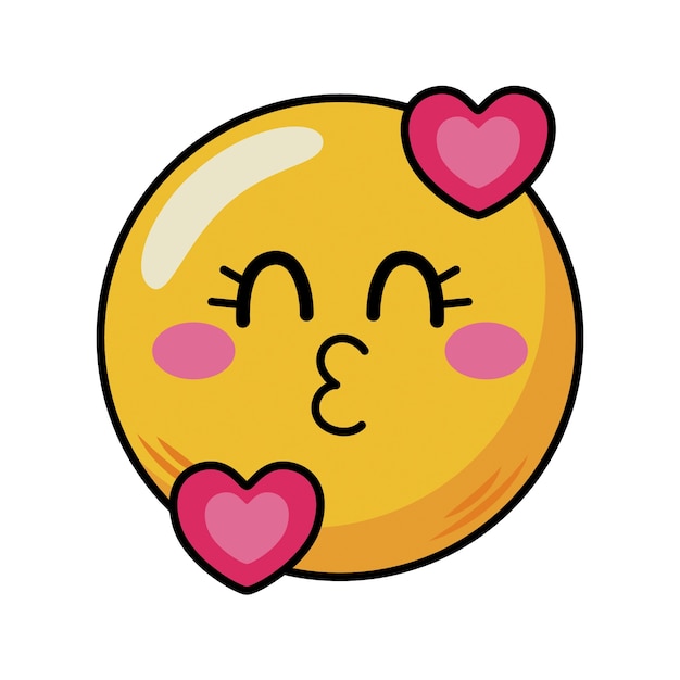Illustrazione emoji disegnata a mano