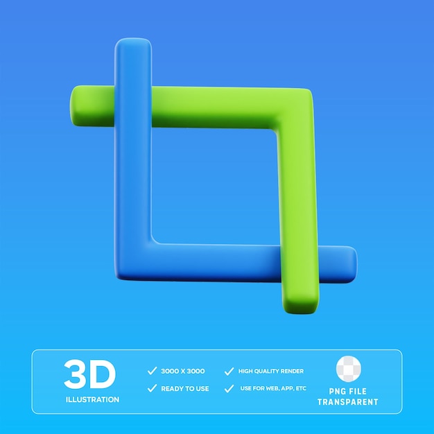 Illustrazione PSD 3D