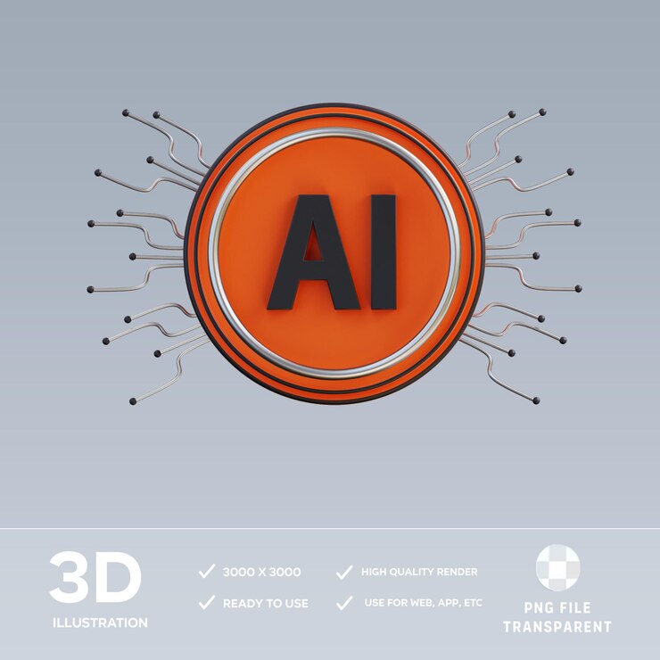 PSD illustrazione psd ai 3d
