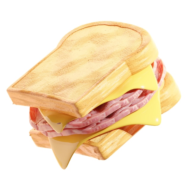 Illustrazioni 3D degli alimenti Icone 3D