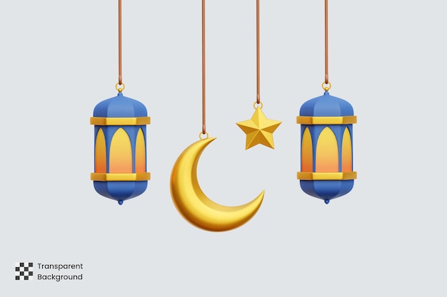 Illustrazioni 3D della decorazione islamica