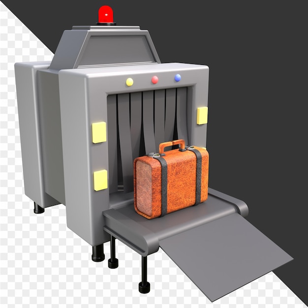 Illustrazioni 3D di aeroporti