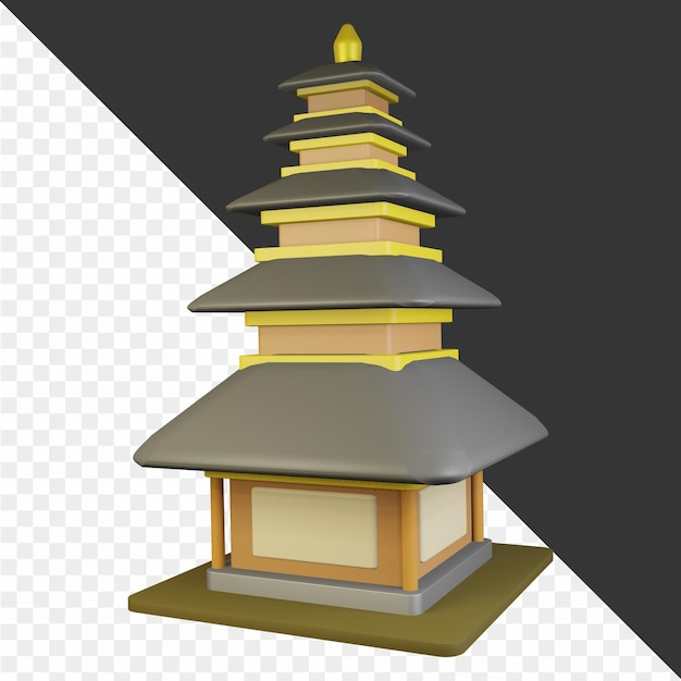 Illustrazioni 3D in balinese